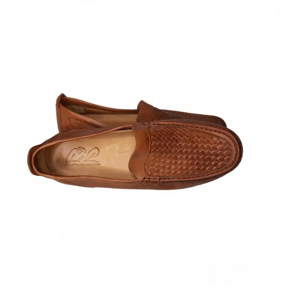Arnold Palmer Ashton Men's Leather Loafers Size 8M Made in Brazil‎